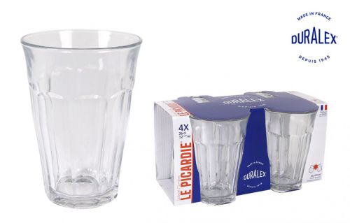 Set 4 Copos Transp. 360cc Picardie — referência T18-1029ACS