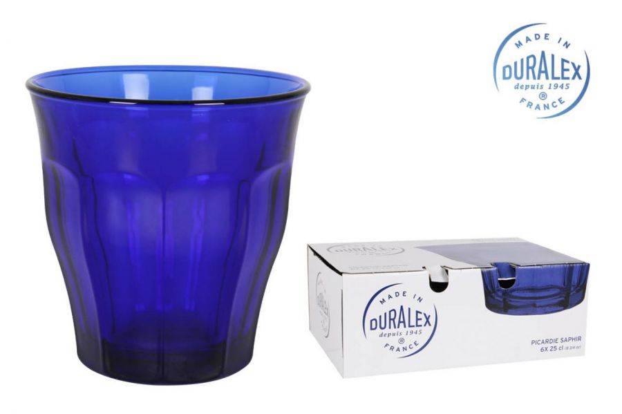 Set 6 Copos 25cl Saphir Picardie — referência S16-1027FBS