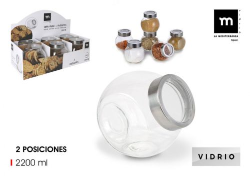 Pote Vidro 2200ml Anna — referência BE03030173367