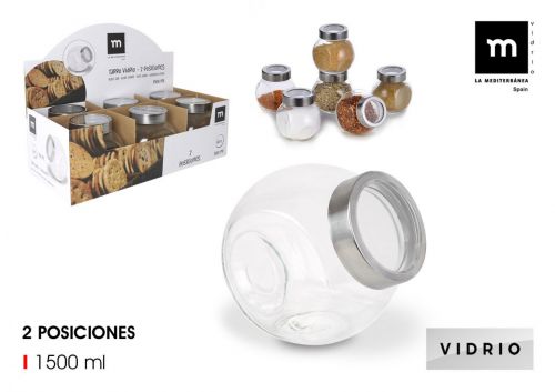 Pote Vidro 1500ml Anna — vista 1