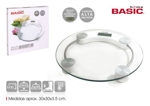 Balança Banho Digital 150kg Basic Home — referência BE01092173404