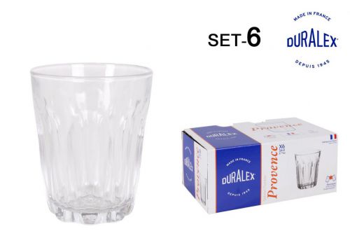 Set 6 Copos Transp. 16cl Provence — referência T02-1038AB