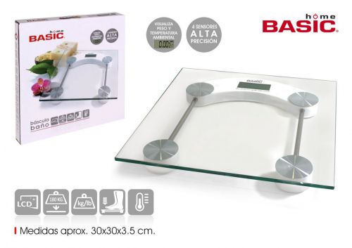 Balança Banho Digital 150kg Basic Home — referência BE01092173405