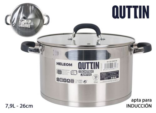 Pote De Aco De Inducao 26cm/7.9l/0.8mm+c