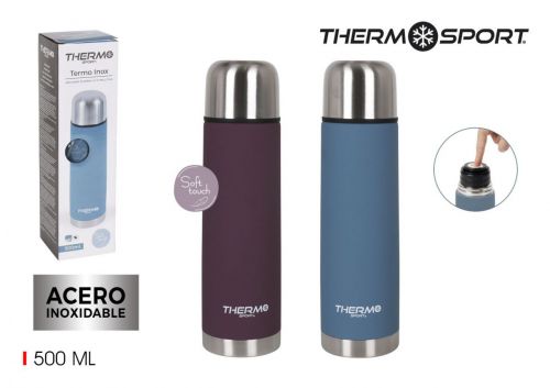 Garrafa Vacuo Inox 500ml Thermosport. — referência BY01031273024