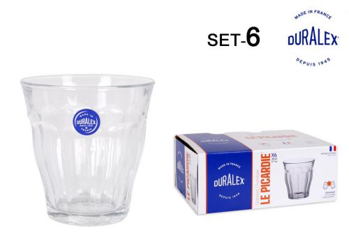 Set 6 Copos Transp. 16cl Picardie — vista 1