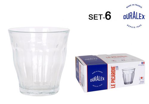 Set 6  Copos Transp. 25cl Picardie — vista 1
