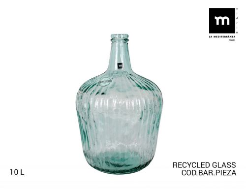 Garrafao Vidrio Ornamentaçao 10 L. Appl