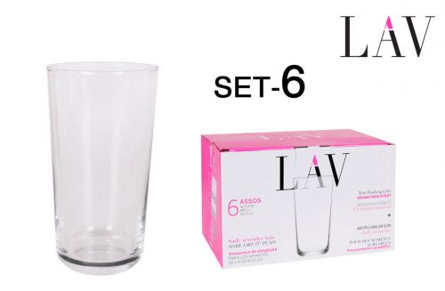 Set 6 Copo Longo 490cc Assos — referência 10972378
