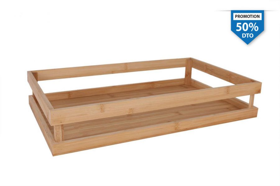 50 Bandeja Bambu 53x32.5x10c — referência B947110