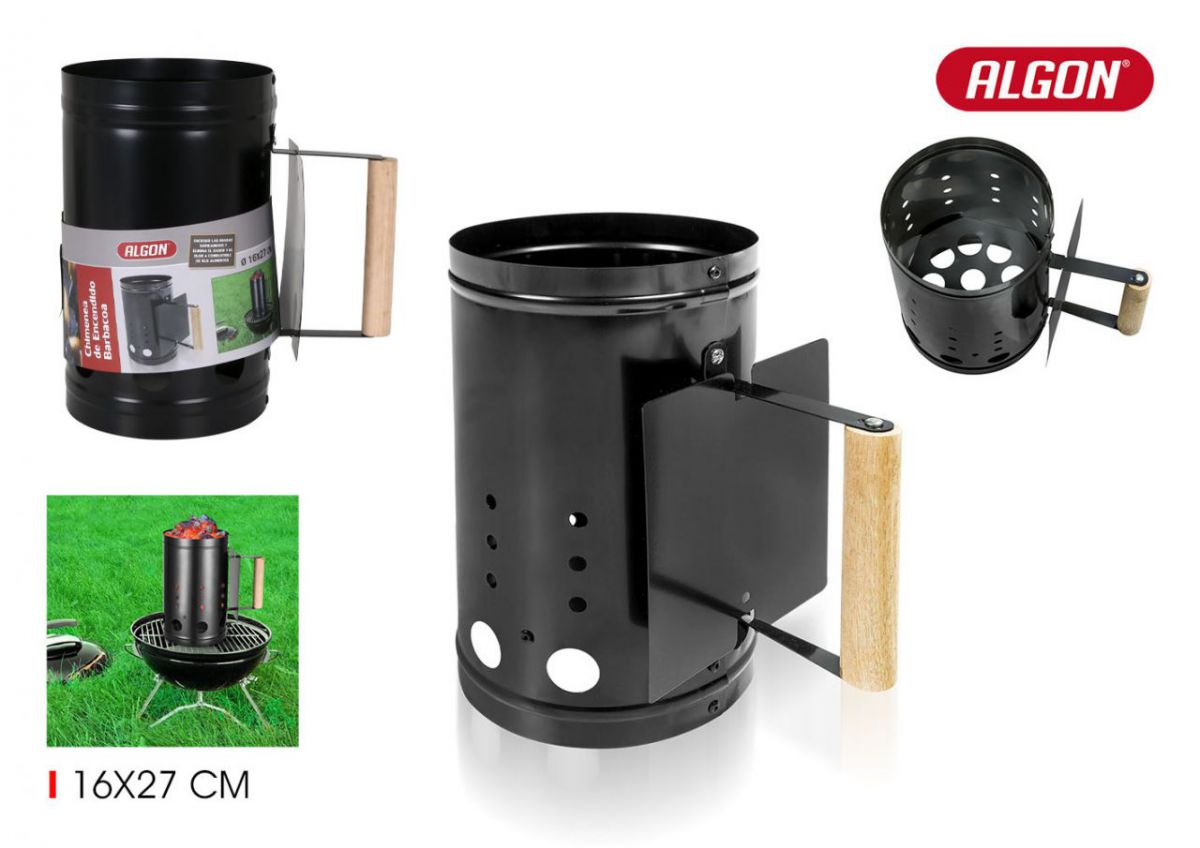 Chamine Barbacue Preto Algon — referência BY01010573704