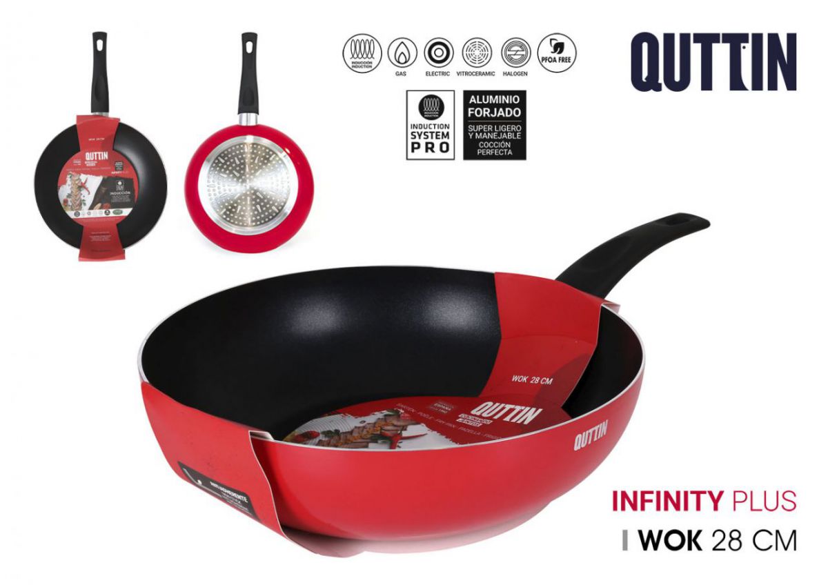 Serta Wok Vermelha 28cm Soft Touch Infin — referência BQ06026274217