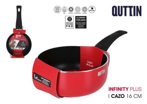 Tacho Vermelha 16x75cm Soft Touch Infinit Quttin — referência BQ06026274218