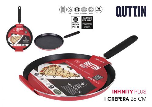Frigideira Crepes 26cm Infinity Quttin — referência BQ06026274220