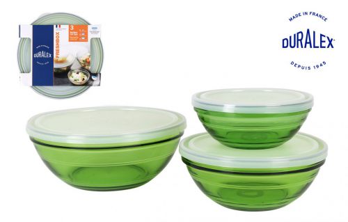 Set 3 Bols 14/17/20.5cm C/Tapa Green — vista 1
