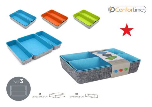 Y Organizador De Feltro Confortime — vista 1