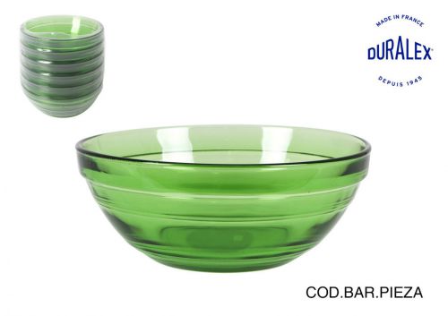 Sp Bol 14x5.5cm/500cc Apilable Verde Lys — vista 1