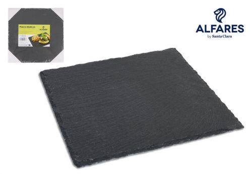 Plato Slate 25x25cm Alfares — vista 1