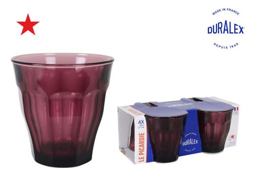 Y Set 4 Vasos 25cl Morado/Cranberry Picar — vista 1
