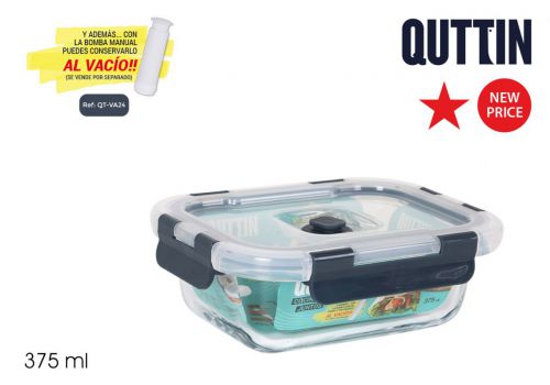 Caixa De Almoço Rect.c/Tampa Vazia16x12cm Quttin — referência QT-VA24930