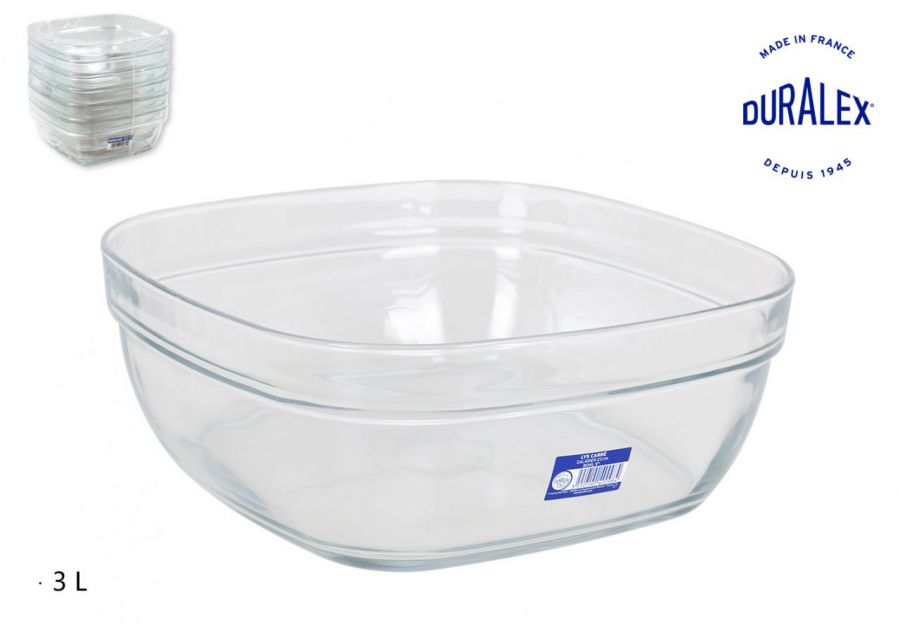 Saladbowl Stackab 9 Lys Tranp.squ23x23x