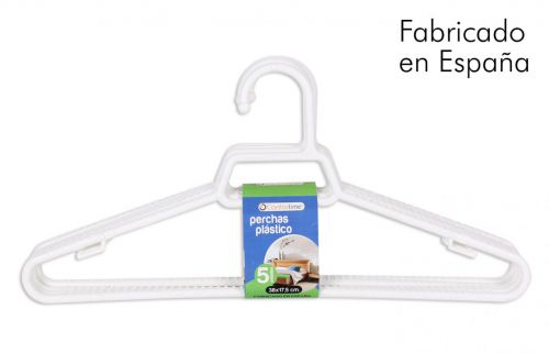 Set 5 Roupas De Plastico Rack De 38x17.5 — vista 1