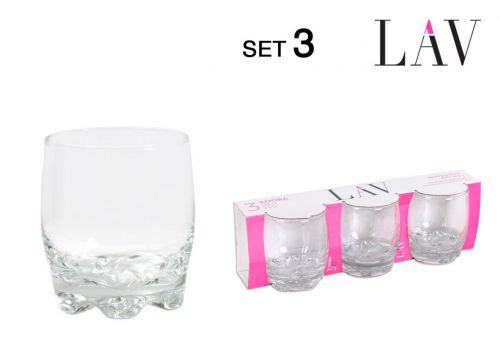 Set 3 Copos De Agua 290cc Adora — referência Z5445
