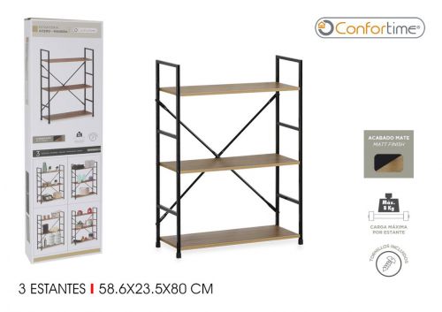 Estante 3 Prataleiras Confortime — referência BY01094074493