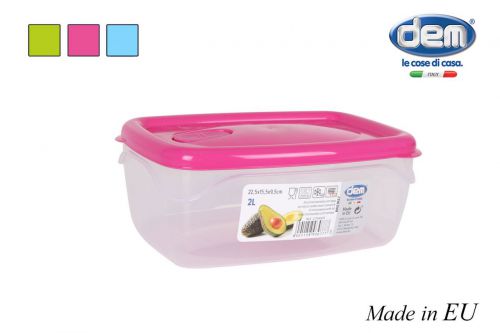 Hermética 2l Rect Recipiente De Microond — referência C754H03