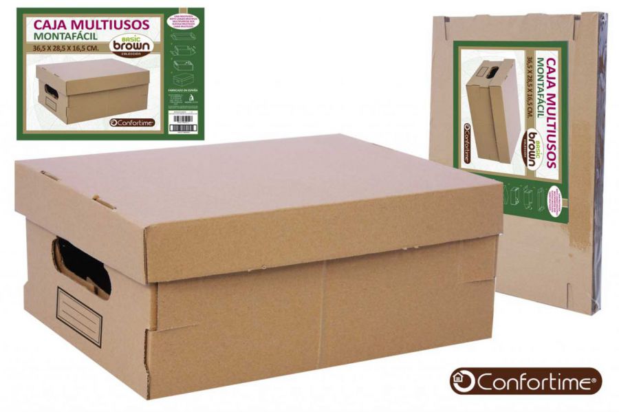 Multipurp.box Marrom 36.5x28.5x16.5 — referência BY05020160950
