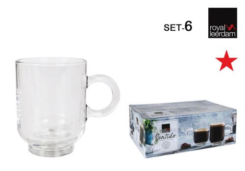 Set 6 Copos De Cafe Da Manha 37cl Ôsenti
