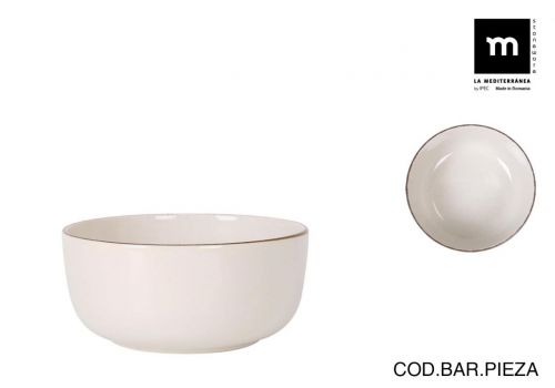 Bol 14.5cm Anllo Nordic Ivory Brilho