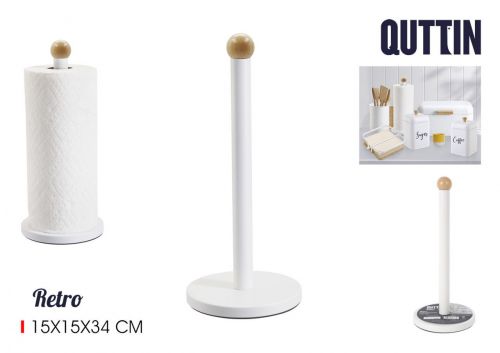Suporte Rolo Cozinha Retro Quttin