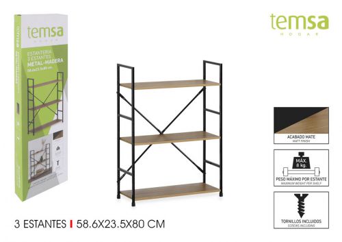 Estante 3 Prataleiras Temsa