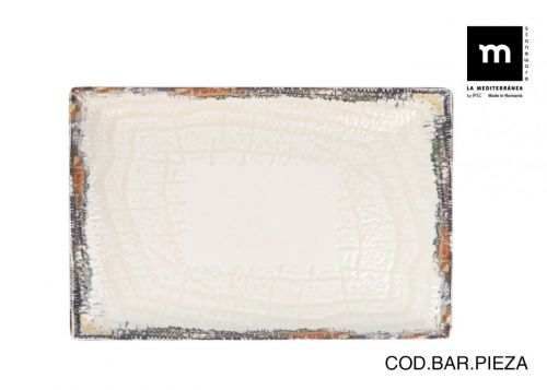 Travessa Retangular 30x20cm Albus Elite Brilhant