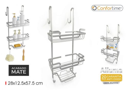 Organizador Banheiro Aluminio 3 Ban Confortime