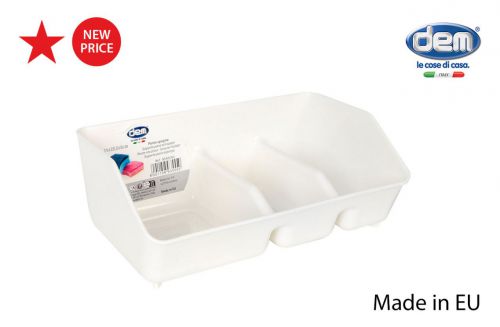 Y Soporte De Estropajo Blanco