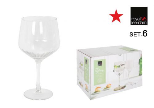 Y Set 6 Copas Gin Tonic Glory 61cl