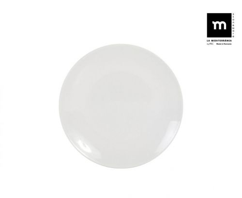 Prato Sobremesa 20cm Monaco Ivory Brilho