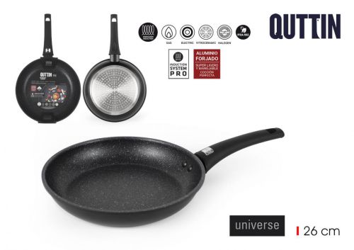 Frigideira De Induçao Em Aluminio Forjado Quttin