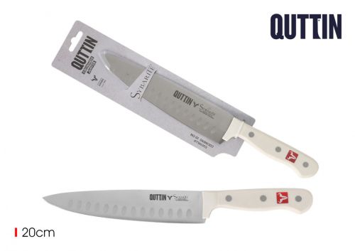 Faca De Chef N 72 20 Cm Com Aço Sibarita Marfim