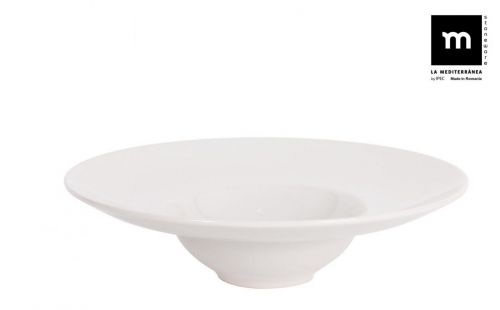 Prato Pasta 25cm Bari Ivory Brilho