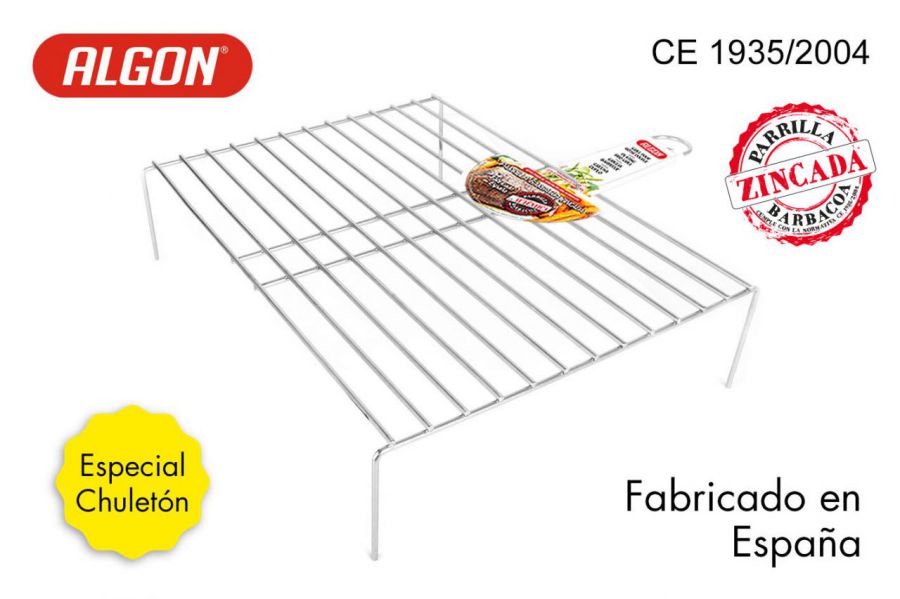 Chapeamento Bife De Zinco Grade 49.5x38cm Algon
