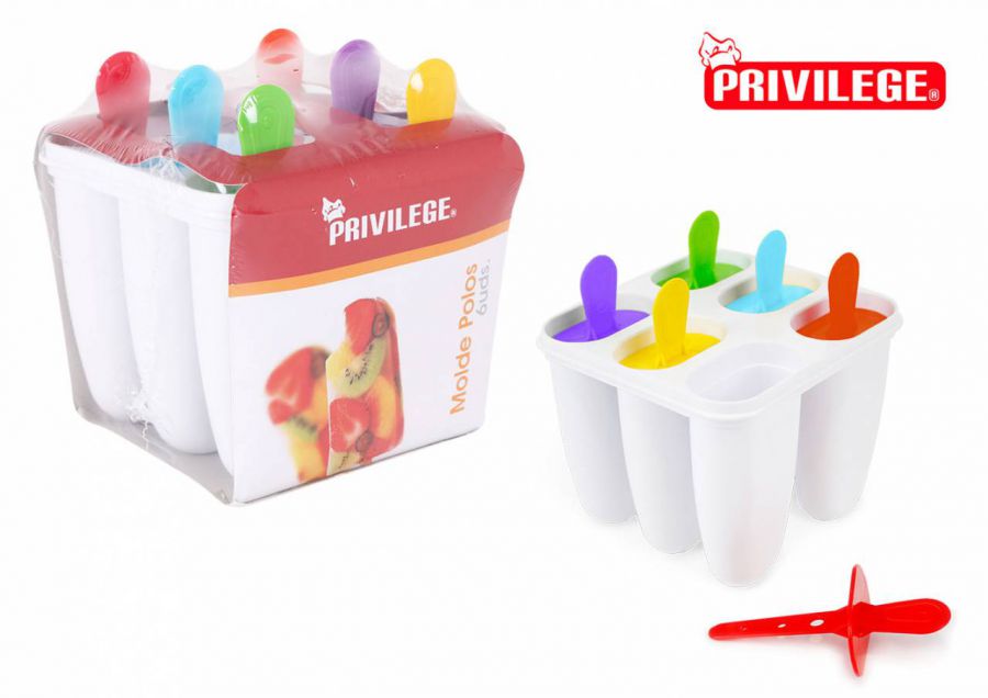 Molde 6 P/Gelado Privilege