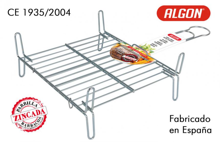 Chapeamento Churrasqueira Zinco 30x30cm Algon