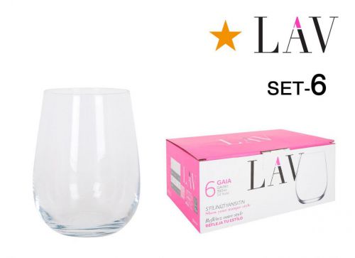 Set 6 Copos 360cc Gaia