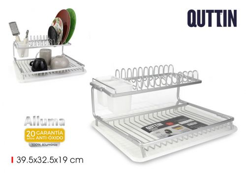 Escorrepratos Aluminio 39.5x32.5x19cm Confortime