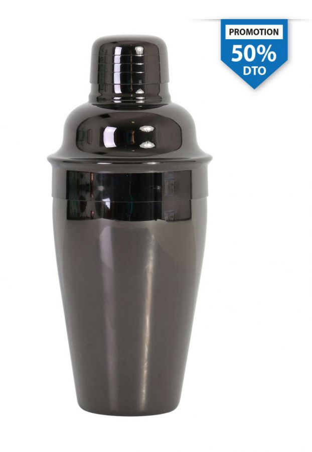 50 48 Coctelera 30cl Negro Inox 18/10