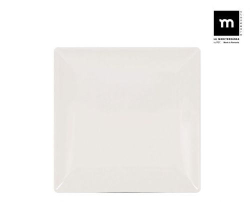 > Prato Sobremesa Ivory Brilho 18cm Elite